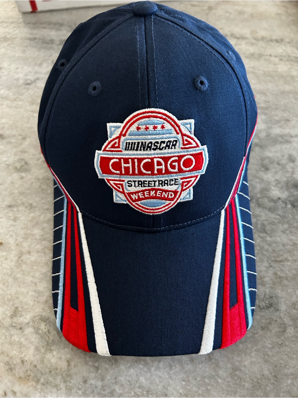 Nascar Navy Blue Adjustable Strapback Hat